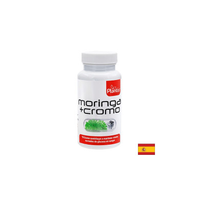 Отслабване и контрол на апетита - Моринга 500 мг & хром 40 µg - Moringa + Cromo, 60 капсули