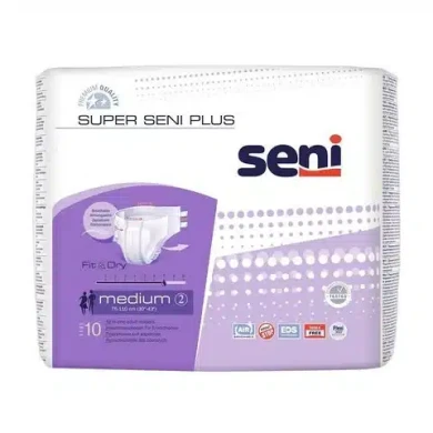 Seni Super Seni Plus Универсални пелени за възрастни, размер М х10 броя