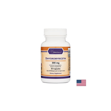 Dihydromyricetin / Дихидромирицетин, 300 mg, 30 капсули Double Wood