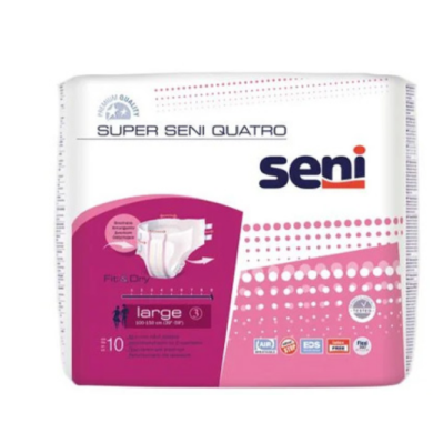 Super Seni Quatro *L, 10бр Универсални пелени за възрастни