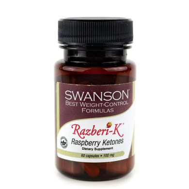 SWANSON Razberi-K /Raspberry Ketones/ 100mg. / 60 Caps.