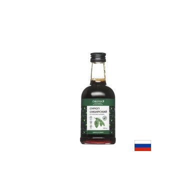 Сибирски сироп от борови шишарки При кашлица и болки в гърлото, 240 ml