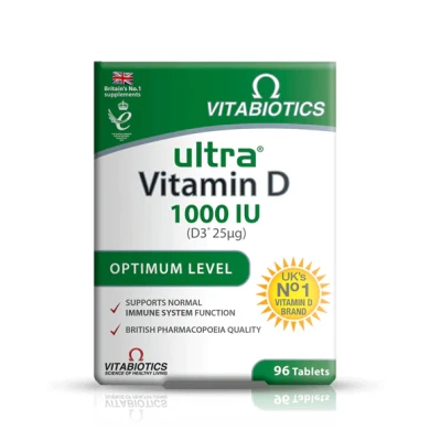 УЛТРА ВИТАМИН D3 таблетки 1000 IU х 96 ВИТАБИОТИКС