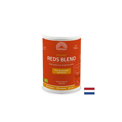 Зеленчуково-плодова смес за смути Био Reds Blend Powder 400 g