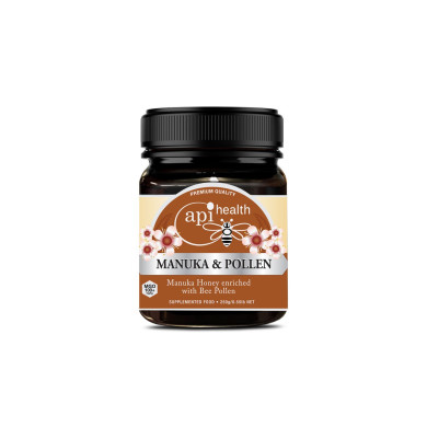 Мед от манука MGO 100+ с пчелен прашец 250 g