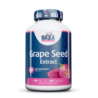 Haya Labs Grapeseed Extract / Екстракт от семена на грозде 100mg. / 120 caps.