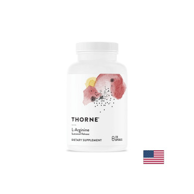 Енергия и мускулна маса - Л-Аргинин, 2 g х 120 капсули със забавено освобождаване Thorne