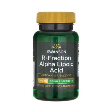 R-Fraction Alpha Lipoic Acid - Double Strength 100mg. / 60 Caps
