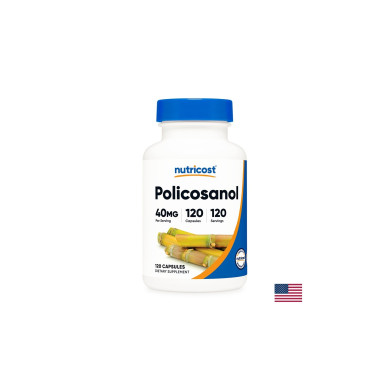 Сърдечно-съдова система - Поликосанол (Policosanol), 40 mg x 120 капсули Nutricost
