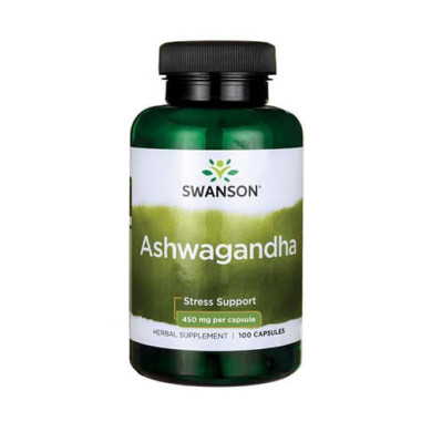 SWANSON Ashwagandha / Ашваганда 450mg. / 100 Caps.