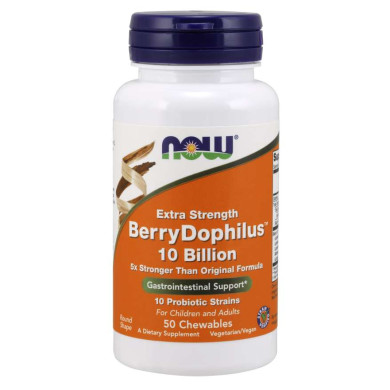 Now - Berrydophilus /Детски пробиотици - 50 Таблетки За Смучене