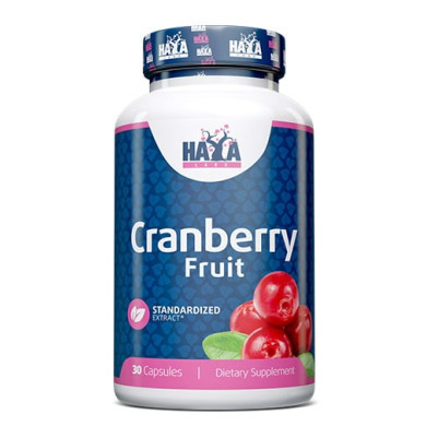 Haya Labs Cranberry Fruit Extract / Екстракт от Червена Боровинка/ 30 Caps.