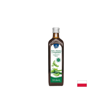 Алое вера с частици от гел, сок от лист, 500 ml