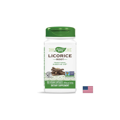 Licorice Root / Женско биле (корен) 450 mg х 100 капсули Nature’s Way