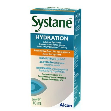 Systane Hydration Овлажняващи капки х10 мл