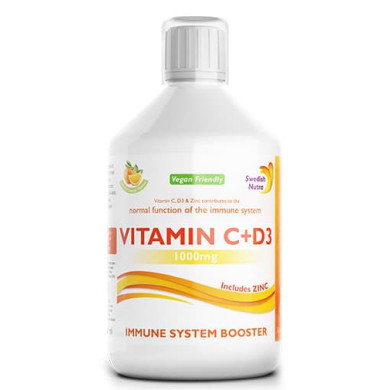 Vitamin C 1000mg + D3 + Zinc / 500ml