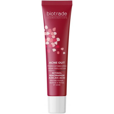 BIOTRADE Acne Out Тройно активен крем 30 ml