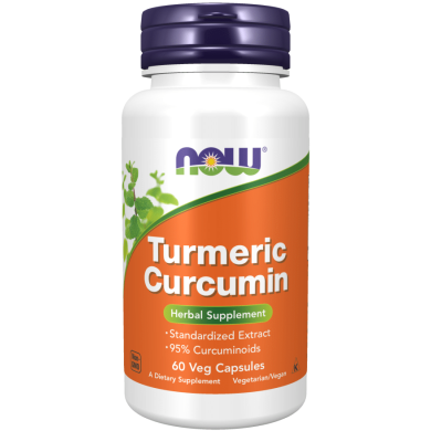 Now - Curcumin / Куркумин - 60 Капсули