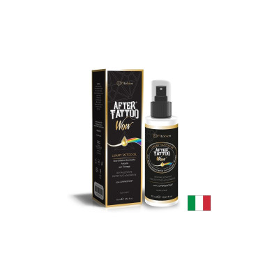 Спрей за татуировки – Подхранване и блясък After Tattoo Wow, 75 ml