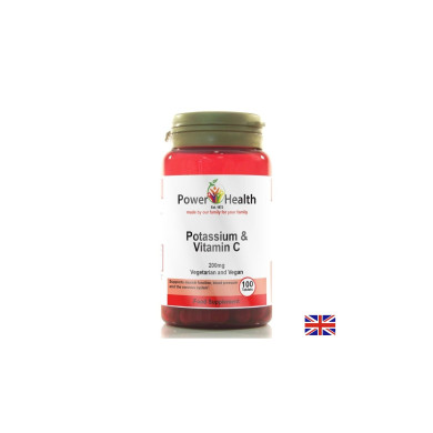 Имунитет - Калий 200mg + Витамин С 50mg, 100 таблетки