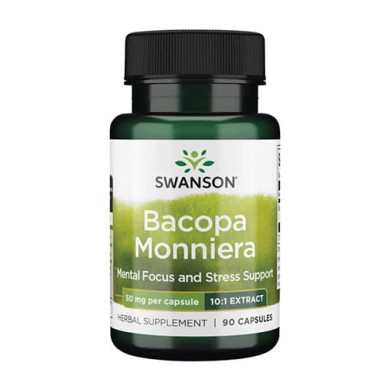 SWANSON Bacopa Monniera 10:1 Extract 50mg. / 90 Caps