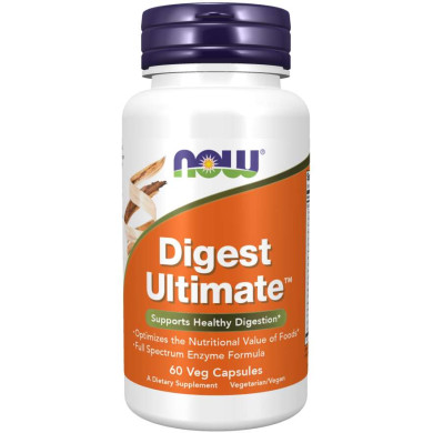 Now - Digest Ultimate / Ензими - 60 Капсули