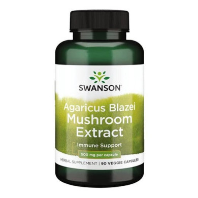 SWANSON Agaricus Blazei Mushroom Extract 500mg. / 90 Vcaps