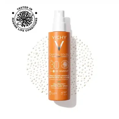 Vichy Capital Soleil Cell Protect SPF30+ Флуиден спрей за защита на кожните клетки 200 мл