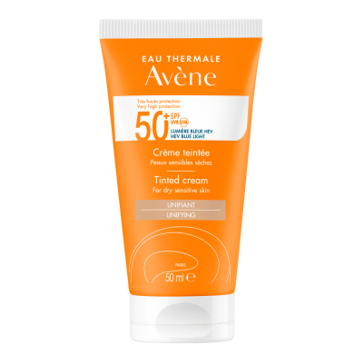 AVENE SUN СЛЪНЦЕЗАЩИТЕН КРЕМ ТОНИРАН SPF 50+ 50 мл