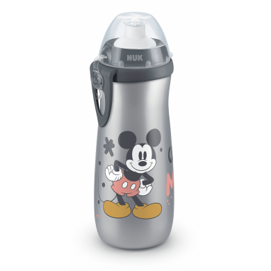 NUK Sports Cup Mickey GREY 450мл, 24+ мес.