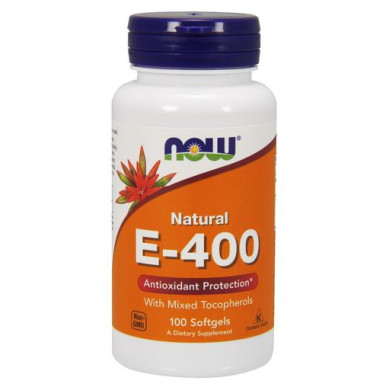 Now - Витамин E-400 Iu Mt - 100 Дражета