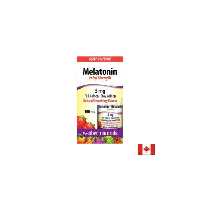 Melatonin Extra Strength/ Мелатонин (капки с вкус на ягода), 100 ml