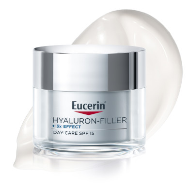 Eucerin Hyaluron-Filler Дневен крем за суха кожа SPF15