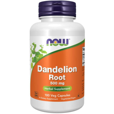 Now Dandellion Root / Глухарче корен 500 Мг - 100 Капсули