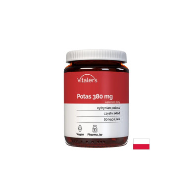 Калий – Срещу крампи, умора и високо кръвно, 380 mg, 60 капсули