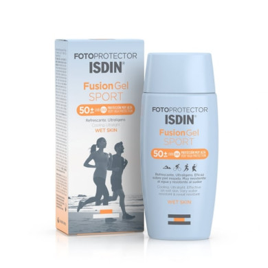 ISDIN Fotoprotector  Fusion Gel Sport 50+ Слънцезащитен гел за тяло за активно спортуващи 100мл