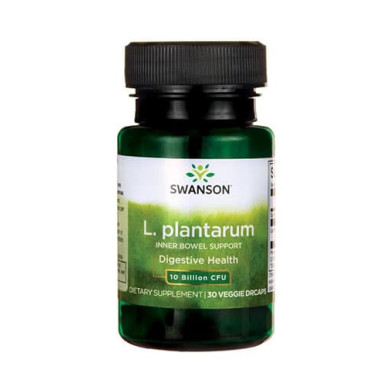 SWANSON L. plantarum Inner Bowel Support 10 Billion CFU / 30 Vcaps