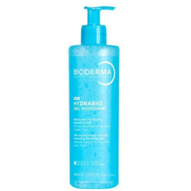 BIODERMA HYDRABIO МИЦЕЛАРЕН ПОЧИСТВАЩ ГЕЛ ЗА ЛИЦЕ И ОЧИ 400 мл