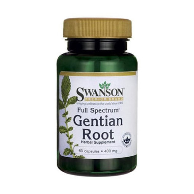 SWANSON Full Spectrum Gentian Root 400mg. / 60 caps