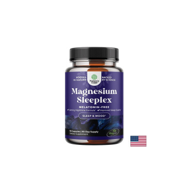Магнезий 81 mg от Magtein® L-треонат с L-теанин, маточина и апигенин – За нервната система, 90 капсули