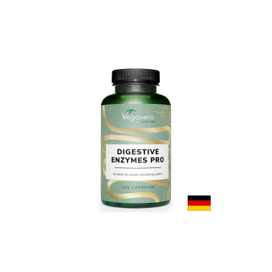 Храносмилателни ензими – Разграждане на белтъци, мазнини и въглехидрати, 120 капсули