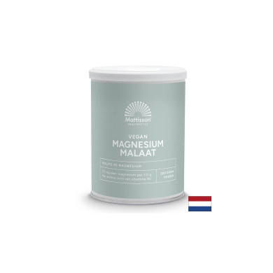 В помощ на сърцето и мускулите - Магнезий (малат), 200 g прах Mattisson Healthstyle