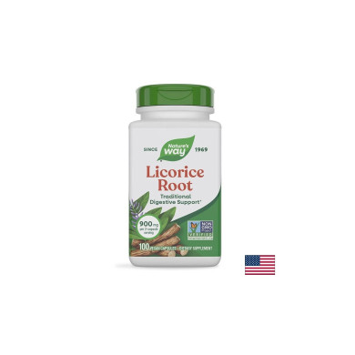 Licorice Root / Женско биле (корен) 450 mg х 100 капсули Nature’s Way