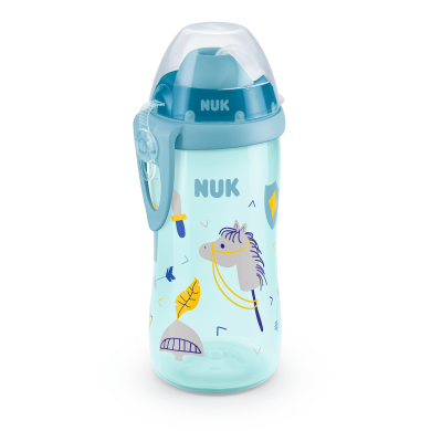 NUK Flexy Cup 300мл, със сламка, 12+ мес.