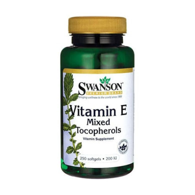 SWANSON Vitamin E Mixed Tocopherols 200IU / 250 Soft