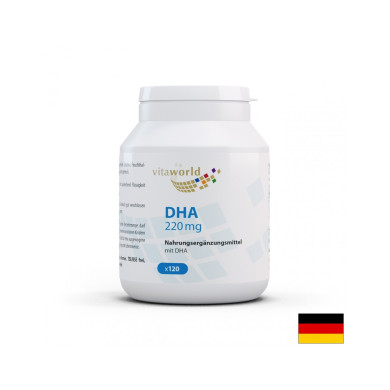 DHA / Докозахексаенова киселина 220 mg, 120 софтгел капсули
