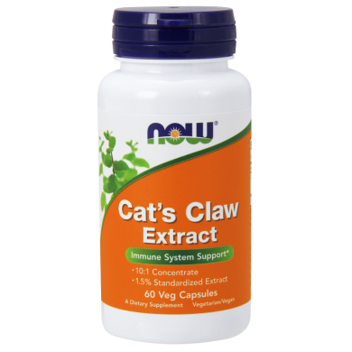 Now - Cat's Claw Extract / Екстракт от Котешки Нокът- 60 Veg Capsules