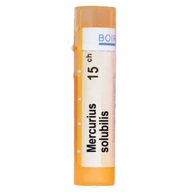 MERCURIUS SOLUBILIS 15 CH