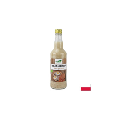 Кисела супа от ръж със закваска (непастьоризирана), БИО 500 ml