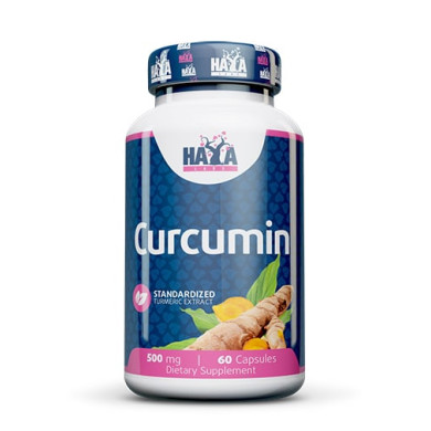 Haya Labs Curcumin /Turmeric Extract/ Куркумин 500mg / 60 Caps.